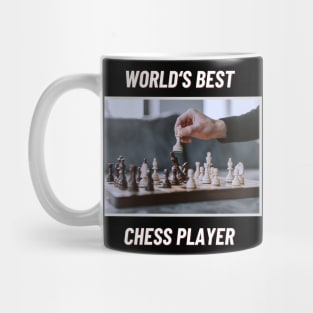 Chess player playing chess world's best Mug